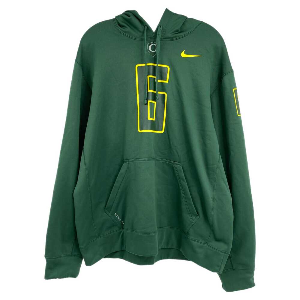 Nike Green Yellow University of Oregon Hoodie | Size L